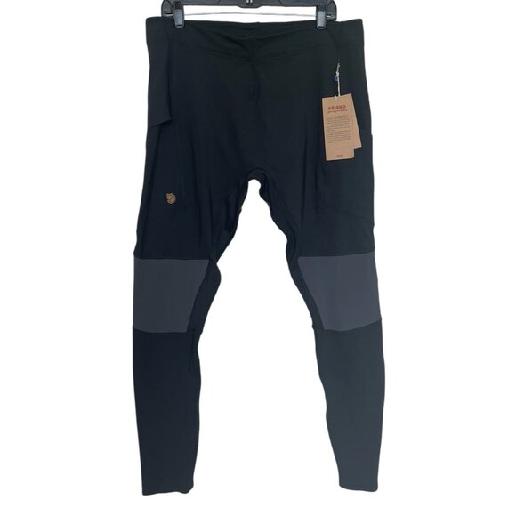 Fjallraven Abisko Trekking Tights Pro M Mens Size XXL Black Grey Hiking Adult - Picture 1 of 9